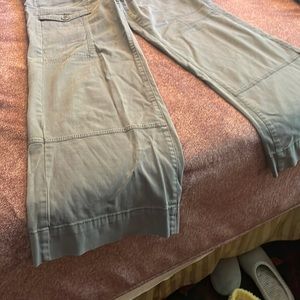 Anthropology side zipper wide leg pants.